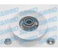 2x Disco freno pieno R1031PRCA SAMKO per RENAULT GRAND SCÉNIC II