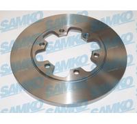 SAMKO 2x Disco Freno Posteriore Pieno per Ford Transit V363 Pritsche/Telaio