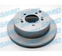 SAMKO 2x Disco Freno Posteriore Pieno per Hyundai Trajet Fo Santa Fé I Sm Lm El