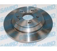 SAMKO 2x Disco Freno Posteriore Pieno per Mercedes-Benz Classe V W447 Marco Polo