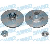 2x Disco freno pieno R1022PRCA SAMKO per RENAULT VEL SATIS ESPACE IV