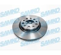 SAMKO 2x Disco Freno Posteriore Ventilato per Alfa Romeo 159 VW Passat 939 Brera