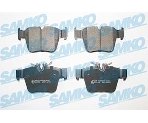SAMKO Kit pastiglie freni Posteriore predisposto per visualizzazione avviso usura 5SP2121 Compatibilità con MERCEDES-BENZ Sedan W205 GLC X253 T-modell S205 GLC Coupé C253