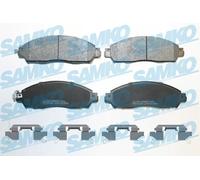 SAMKO Pastiglie Freno Kit Frontale per Nissan NP300 Navara Pick-Up Renault