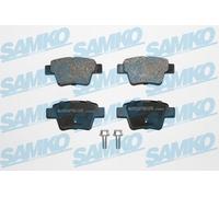 SAMKO Pastiglie Freno Kit Posteriore per Citroën C4 Berlina Peugeot 307