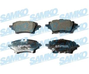 SAMKO Pastiglie Freno Kit Posteriore per Mazda 2 Hatchback Suzuki Swace P21