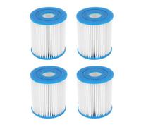 SamLng Confezione da 4 Cartucce Filtranti di Ricambio for Pompa for Piscina, Elemento Filtrante in Plastica for Filtrazione dell'Acqua della Piscina