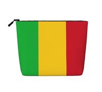 SamLng Flag of Mali Organizer versatile per articoli da toeletta: borsa per trucchi in canapa finta, borsa da viaggio per accessori per il trucco, nera, taglia unica
