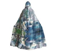 SamLng Lake Fairy Mantello con cappuccio per adulti, comodo e resistente, per Halloween, Pasqua, Carnevale, Natale