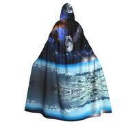 SamLng Space Planet - Mantello con cappuccio per adulti, comodo e resistente, per Halloween, Pasqua, Carnevale, Natale