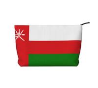 SamLng Sultanate of Oman - Trousse in velluto a coste con cerniera per cosmetici e articoli da toeletta - Pratica custodia per trucco da donna