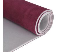 SamLng Tessuto Premium for Il Rivestimento del Padiglione 'Auto in Pelle Scamosciata con Supporto in Schiuma da 3 mm - Rivestimento in Microsuede(Burgundy,79inx60in)
