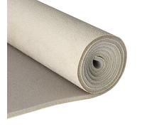 SamLng Tessuto Premium for Il Rivestimento del Padiglione 'Auto in Pelle Scamosciata con Supporto in Schiuma da 3 mm - Rivestimento in Microsuede(Beige,97inx60in)