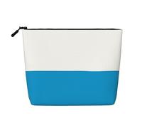 SamLng The Bavarian Flag - Organizer versatile per articoli da toeletta: borsa per trucchi in canapa finta, borsa da viaggio per accessori per il trucco, nera, taglia unica