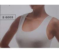 SAMMA DONNA LANA E SETA SPALLA LARGA BORDO RASO BIANCO LANA art 6003