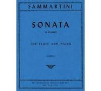 Sammartini Giovan Battista SONATA in G major for Flute and Piano - SONATA in SOL maggiore per Flauto e Pianoforte - ed. I. M. C.