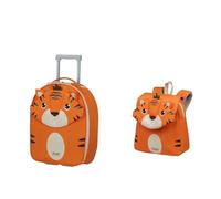 Sammies by Samsonite - Zaino per bambini XS, 45 cm, 23 L & Zaino per bambini S, 28 cm, 7,5 L - Set da viaggio per bambini Tiger Toby