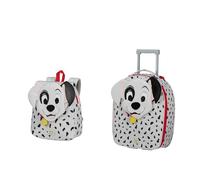 Sammies by Samsonite - Zaino per bambini XS, 45 cm, 23 L & Zaino per bambini S, 28 cm, 7,5 L - Set da viaggio Disney Dalmata Patch