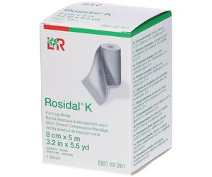 Sammons Preston BENDA ELASTICA ROSIDAL K COMPRESSIONE FORTE 8X500CM CON GRAFFETTE