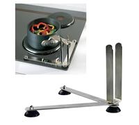 Sammons Preston Folding Pan Holder, Pot Stabilizer for One-Handed Stirring, Secure & Stable Kitchen Aid for Pan & Pot Turn Prevention, Spill Prevention for Stove Top Cooking