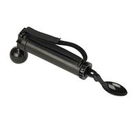 Sammons Preston Steady Spoon, Adult Handle, Utensil with Handle Strap, Designed to Level the Bowl of Spoon, Spoon for Hand Tremors, Avoids Food Spill, Limited or Weak Grasp Silverware