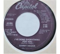 SAMMY HAGAR - i've done everything for you / mono