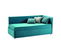 Samoa Letto una piazza e mezza TWICE ANGOLO imbottito con rete da H. 86 cm