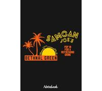 Samoan Joe's Logo Lock, Stock and Two Smoking Barrels Notebook: 6x9 120 Pages, Ruled Notebook, Journal, Daily Diary, Organizer, Planner