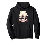 Samoiedo Mamma Cane Samoiedo Mamma Carino Cucciolo Felpa con Cappuccio