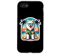 Samoiedo Proprietario Del Cane Estate Vibes Vacanza Tropicale Vacanza Sole Custodia per iPhone SE (2020) / 7 / 8