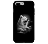 Samoiedo tastiera suonatrice pianoforte amante dei cani Custodia per iPhone 7 Plus/8 Plus