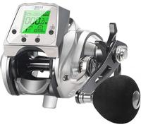 SAMOLLA Mulinello da pesca digitale per baitcasting, con display LCD, mulinello ultraleggero, resistenza massima 10-15,9 kg, rapporto di trasmissione 6,3:1/7,2:1, mano sinistra/destra, per acqua dolce