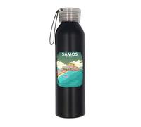 Samos - Borraccia termica in acciaio inox, isola della Grecia, destinazione di viaggio