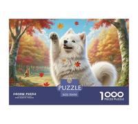 Samoyed Puzle De 1000 Piezas Pasatiempo Creativo, Regalo, Diversión Cute Pets Juego Educativo Para Adultos Y Niños Mayores De 12 Años70x50cm/1000pcs