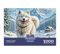 Samoyed Puzzle 1000 Pezzi Immagine Dipinta Cute Pets Intrattenimento Creativo Idea Regalo Uomo E Donna A Partire Dai 12 Anni70x50cm/1000pcs