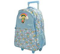 SAMPACK -MP, Zaino per bambini, zaino per la scuola per bambini, con tasche laterali e frontali, cinghia toracica, schienale ergonomico, ideale per il ritorno a scuola, con disegni divertenti