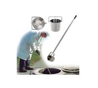 SAMPLAGGIO ACCIALI IN ACCIAIO AUSCIFICARE DIPER 500/1000 Ml Polo Telescopico Coppa Del Campionatore Da Laboratorio Resistente Per Acqua Pozzo, Stagno(500 Ml,1.17-4m/3.8-13ft)
