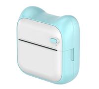 Samrtphone - Mini stampante fotografica tascabile, compatibile con Android/iOS, stampante istantanea senza fili, senza inchiostro, per adesivi, diari, note di studio, per ragazzi e ragazze, fai da te (blu)