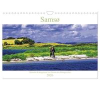 Samsø - Dänische Kattegatinsel im Herzen des Königreiches (Wandkalender 2026 DIN A4 quer), CALVENDO Monatskalender: Stimmungsvolle Momente und ... Samsø in 13 attraktiven Fotografien fest.