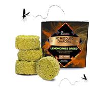 Samsara Carboncini - Incenso Antizanzare - Incenso Citronella | NO CARBONE, NO additivi chimici e volatili | NO MOSQUITOS - 100% Naturali (8 CARBONCINI)