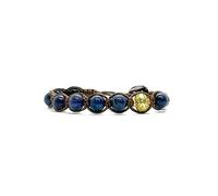 Samsara Kids Bracciale Tibetano Buddista per Bambino/Bambina - Shamballa con Pietre Naturali Vere, Fatto a Mano (LAPISLAZZULI)