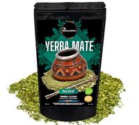SAMSARA Yerba Mate Artigianale senza Glutine | made in Argentina | Macina tradizionale con Palo Qualità TOP, Non tostata, Energia e Detox (250g, SALVAJE)