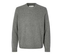 Samsøe Samsøe - Isak Knit Sweater Top - - Knitwear - Uomo - Grigio - M