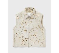 Samsøe & Samsøe SALYLO LEATHER VEST 15374 women Vests beige in taglia:M
