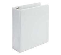 Samsill Economy 12602 - Mini raccoglitore a 3 anelli, 5,1 cm, colore: bianco