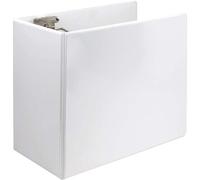 Samsill Non-Stick D-Ring View Binder 6-inch White