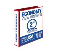 Samsill Value View Binder 2 pollici (5 cm) 2 - Inch Red