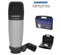 SAMSON C01 MICROFONO A CONDENSATORE CARDIOIDE DA STUDIO CO 1 per HOME RECORDING