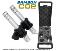 SAMSON C02 COPPIA DI MICROFONI A CONDENSATORE PANORAMICI Supercardioidi Pencil