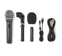 Samson SAQ2U Microfono dinamico plamare USB/XLR, Grigio